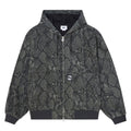 Obey Glen Zip Up Jacket - Grey Snake