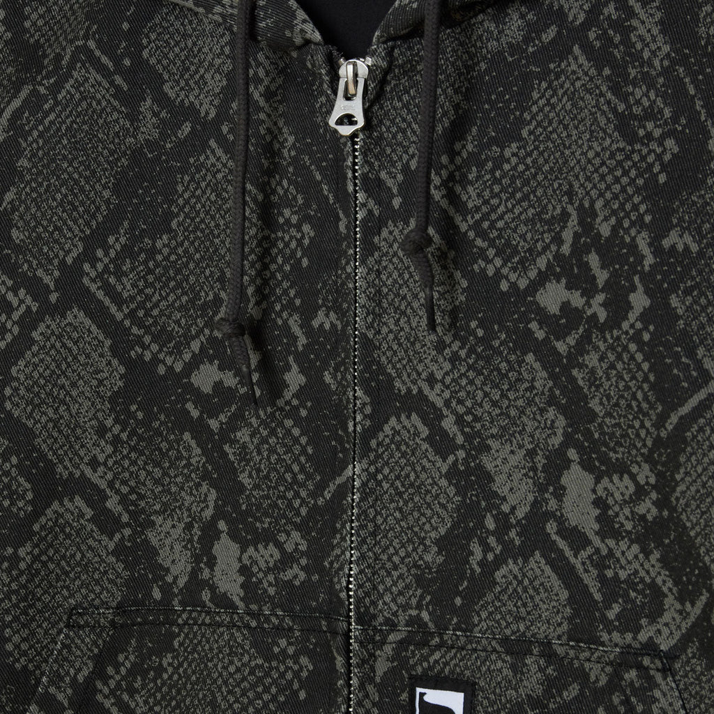 Obey Glen Zip Up Jacket - Grey Snake