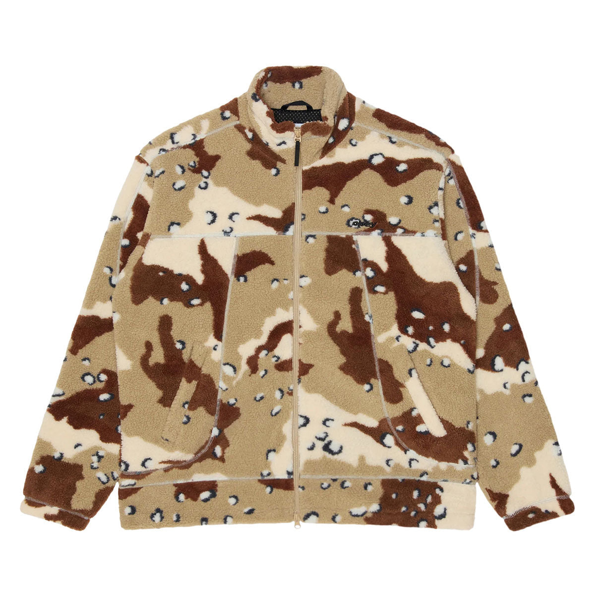 Obey Axis Sherpa Jacket - Desert Camo