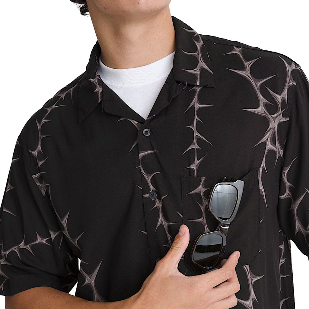 Vans Van Doren Printed Camp Shirt - Black
