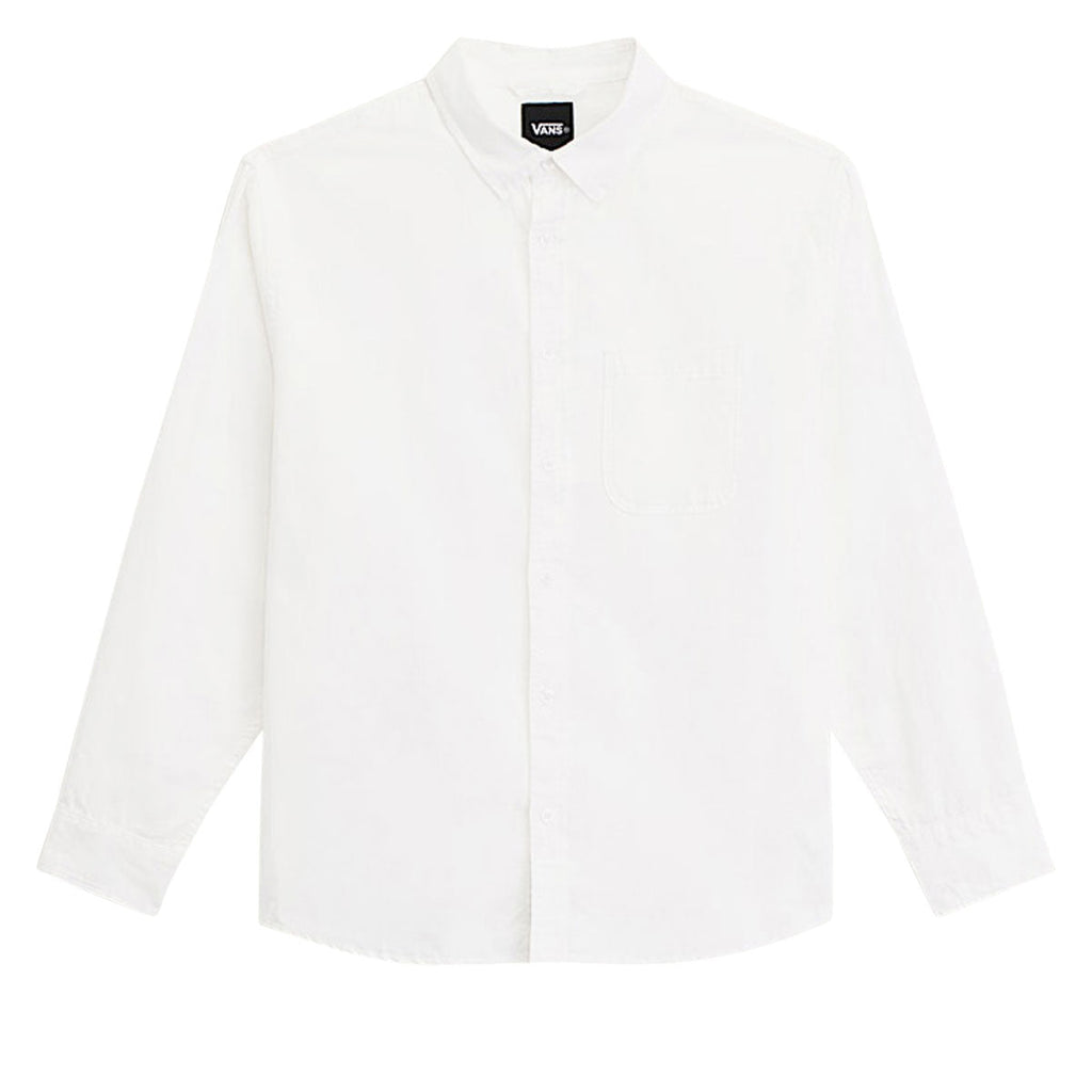Vans Lawson Solid Oxford Long Sleeve Shirt - White