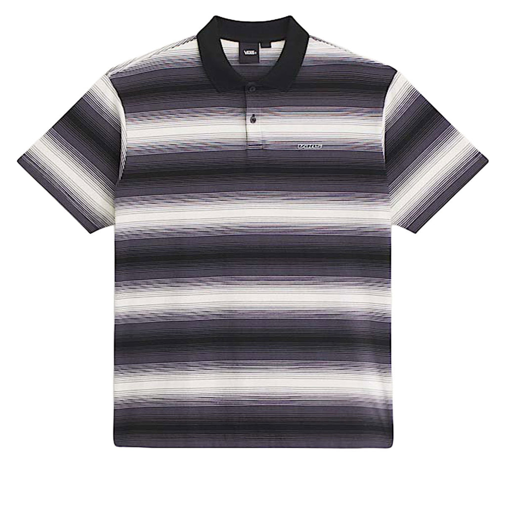 Vans Molino Shadow Stripe Polo Shirt - Steel Shadow