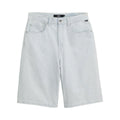 Vans Check 5 Baggy Striped Denim Shorts - Blue Ice Stripe