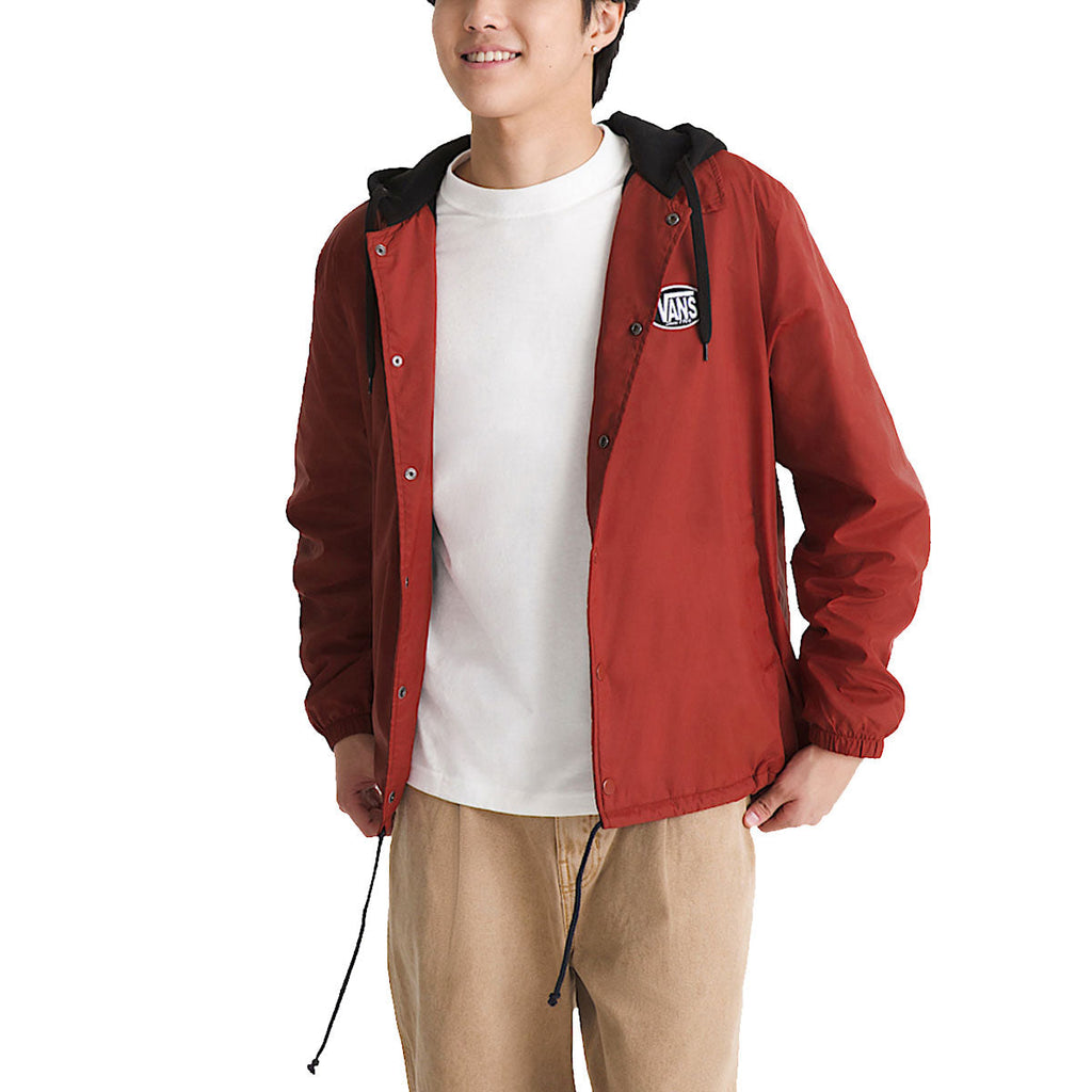 Vans Torrey Hooded Coaches Jacket - Poppy Ember