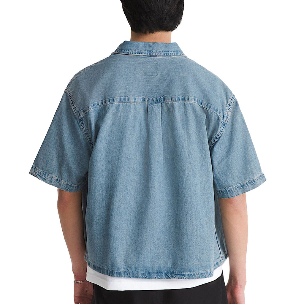 Vans Cyrus Straight Hem Denim Woven Shirt - Stonewash Blue