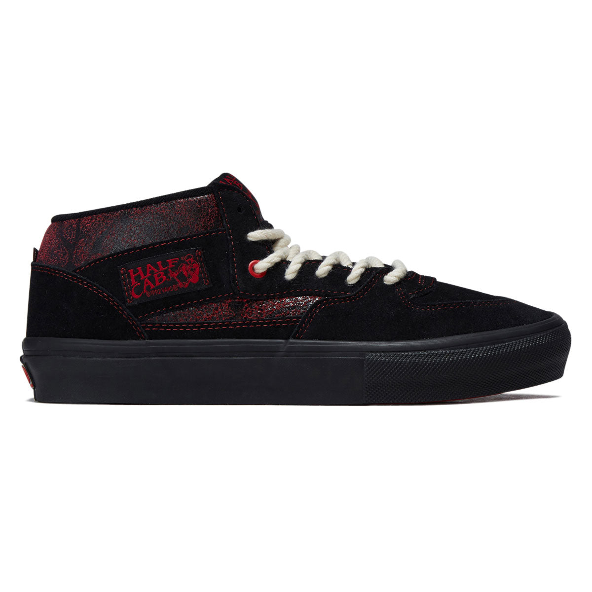 Vans Skate Half Cab Shoes - Saw Red/Black