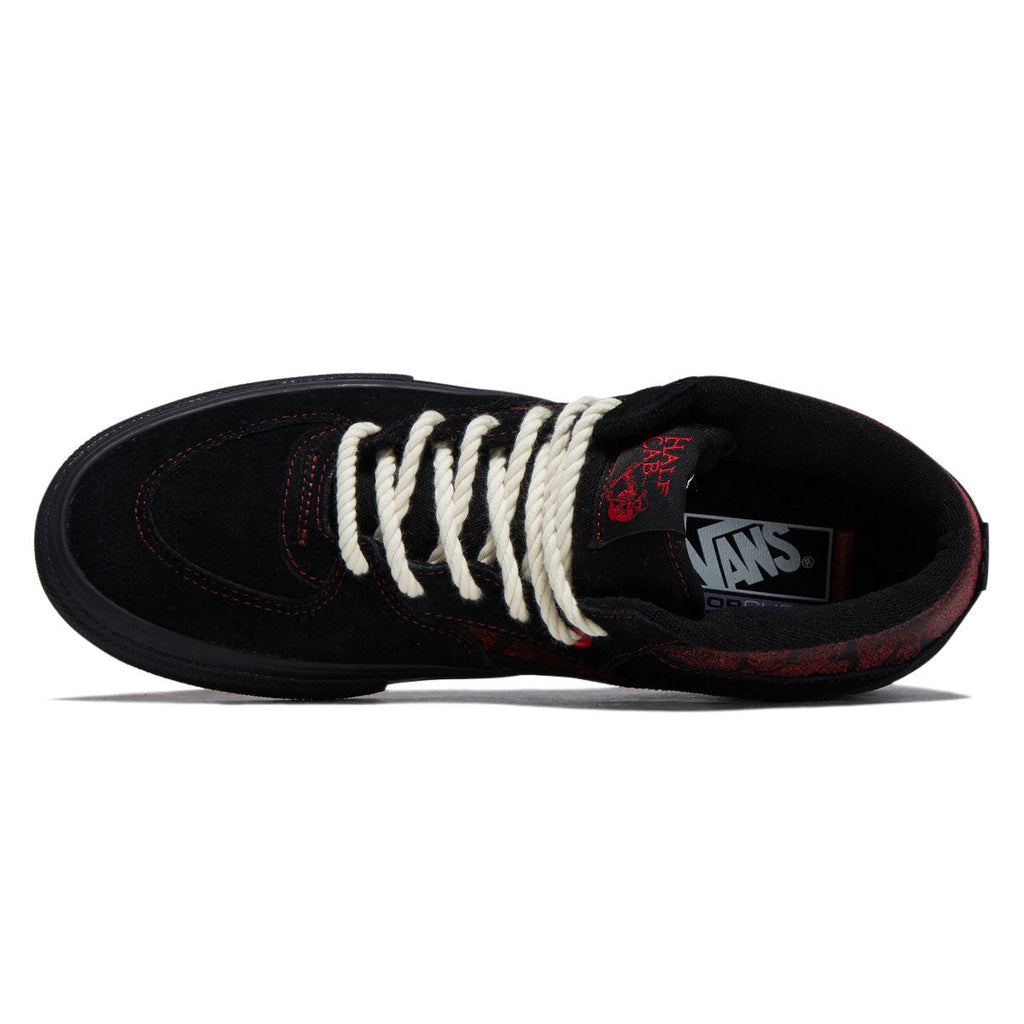 Vans Skate Half Cab Shoes - Saw Red/Black