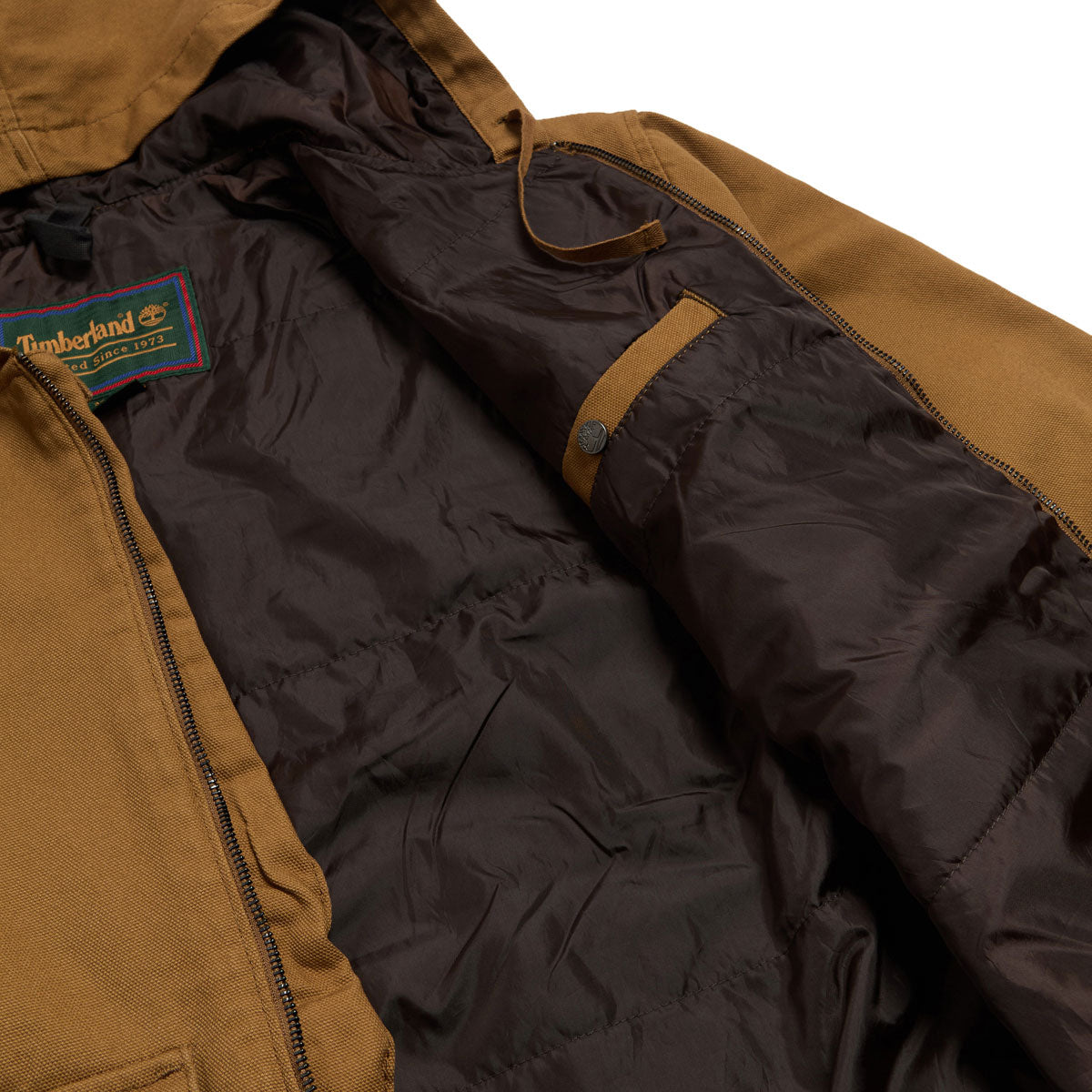 Timberland Insulated Canvas Bomber Jacket - Dark Wheat Boot