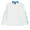 Adidas Skate Form Long Sleeve T-Shirt - Core White/Lucid Ray Blue