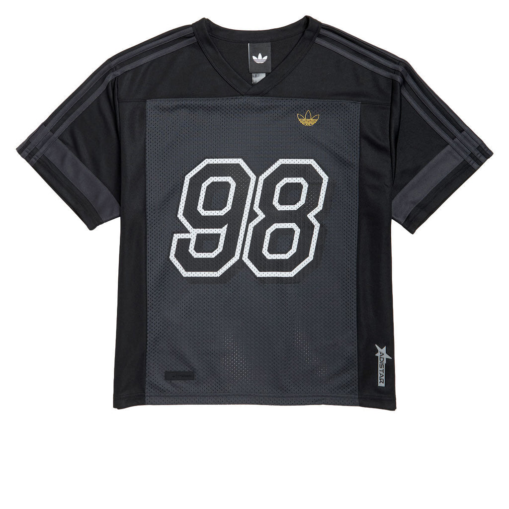 Adidas Tyshawn Jersey - Black/Iron Metallic/Carbon