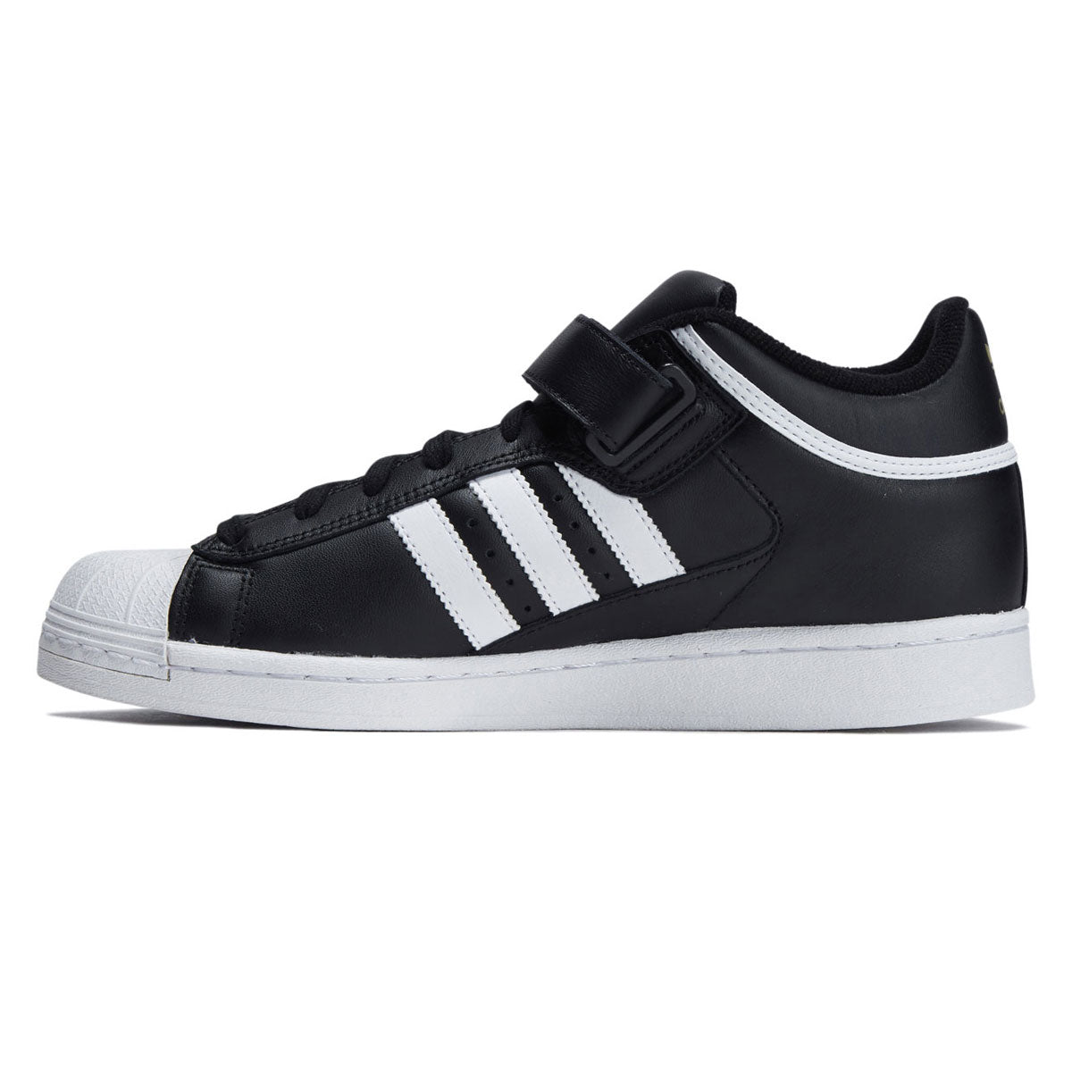 Adidas Pro Shell ADV Shoes - Core Black/Ftwr White/Gold Metallic