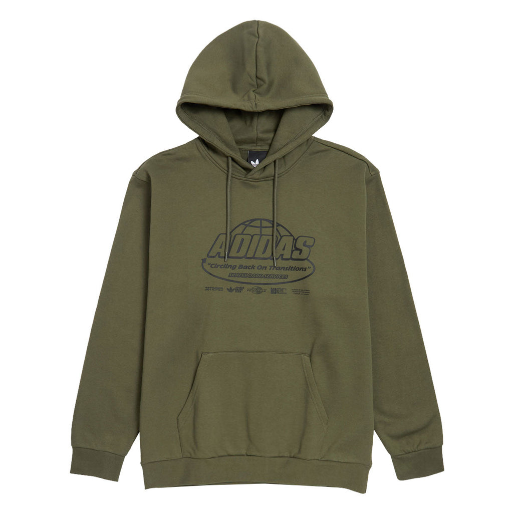 Adidas Skate Adi Core Hoodie - Olive Strata