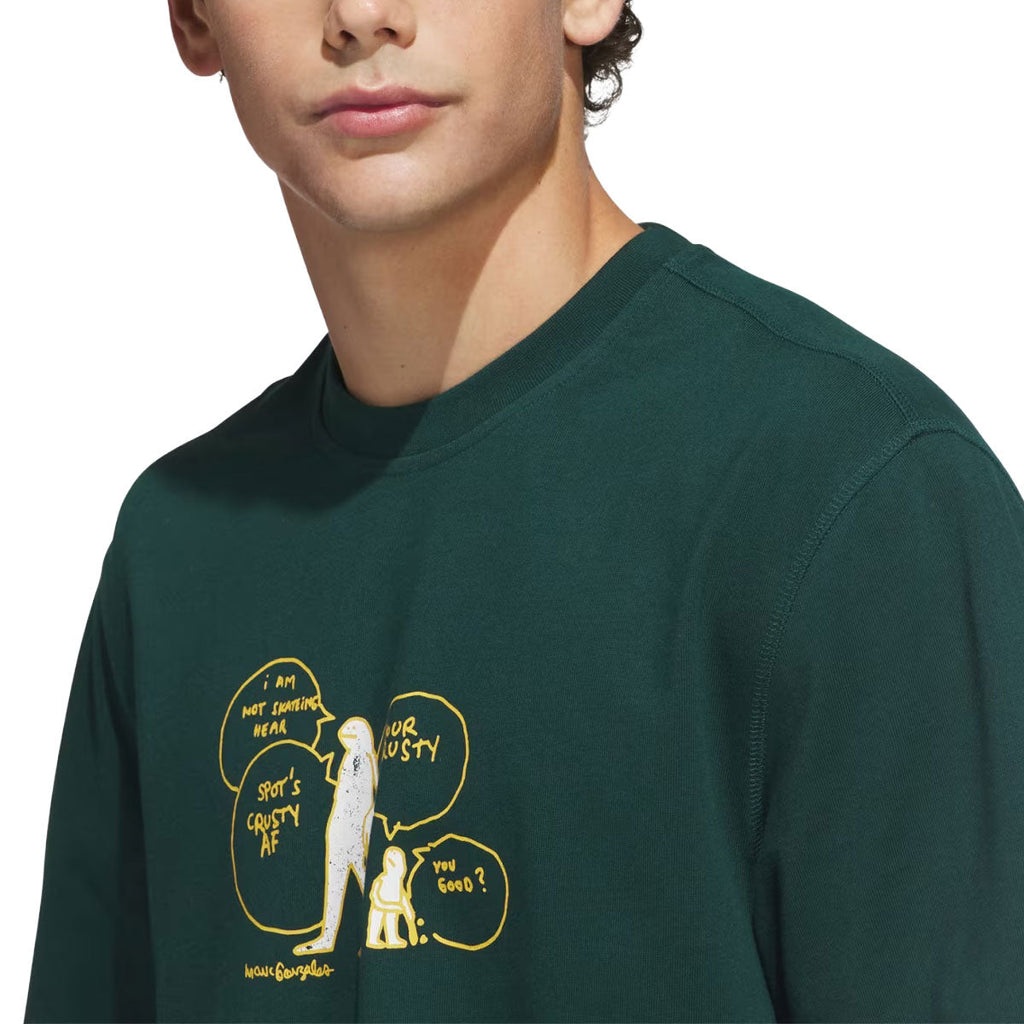 Adidas Gonz Crusty T-Shirt - Aurora Ivy/Black