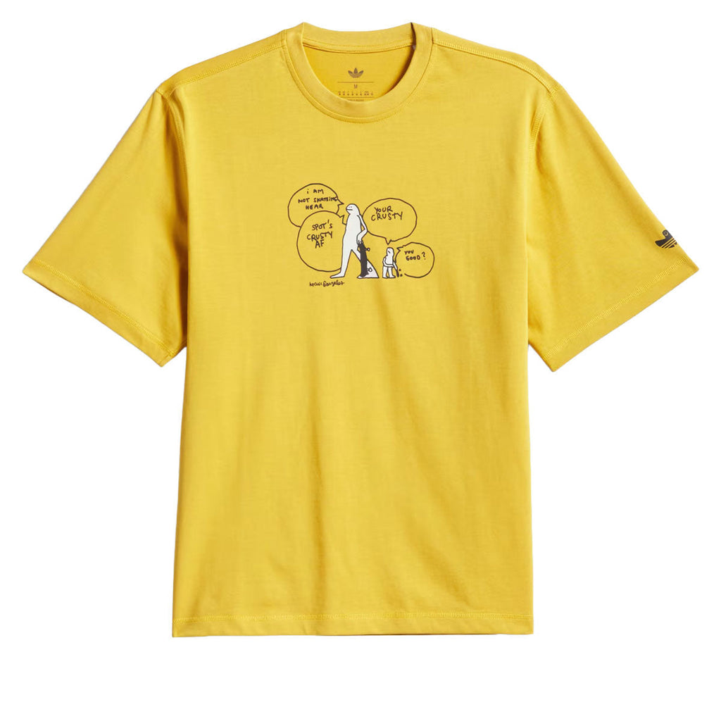 Adidas Gonz Crusty T-Shirt - Preloved Yellow/Black