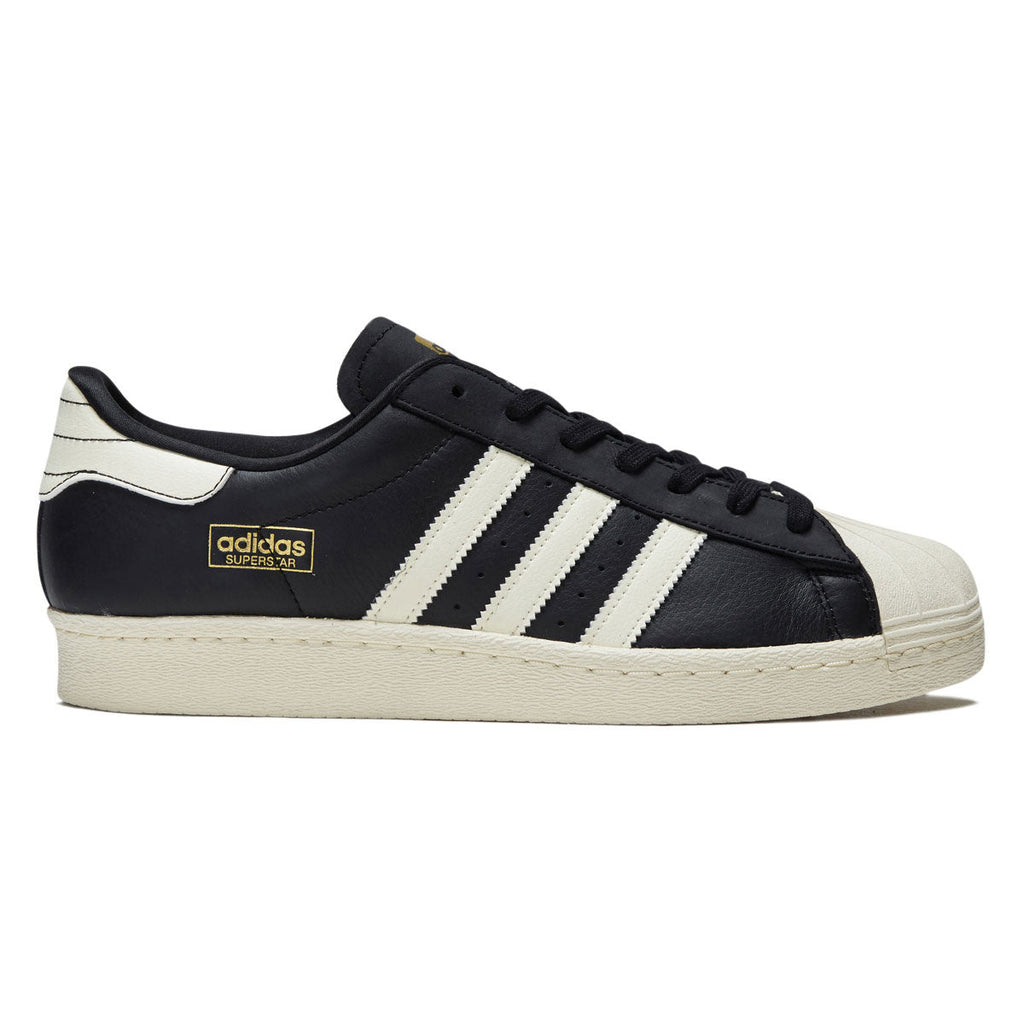 Adidas Superstar 80 ADV Shoes - Core Black/Cream White/Gold Metallic
