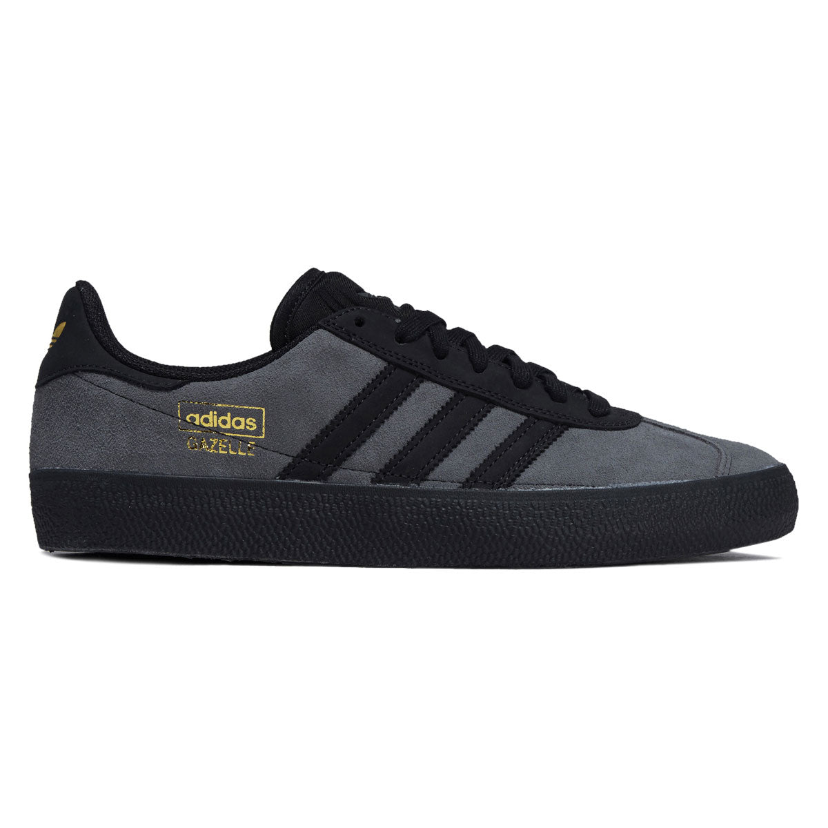 Adidas Gazelle ADV Shoes - Grey/Core Black/Gold Metallic