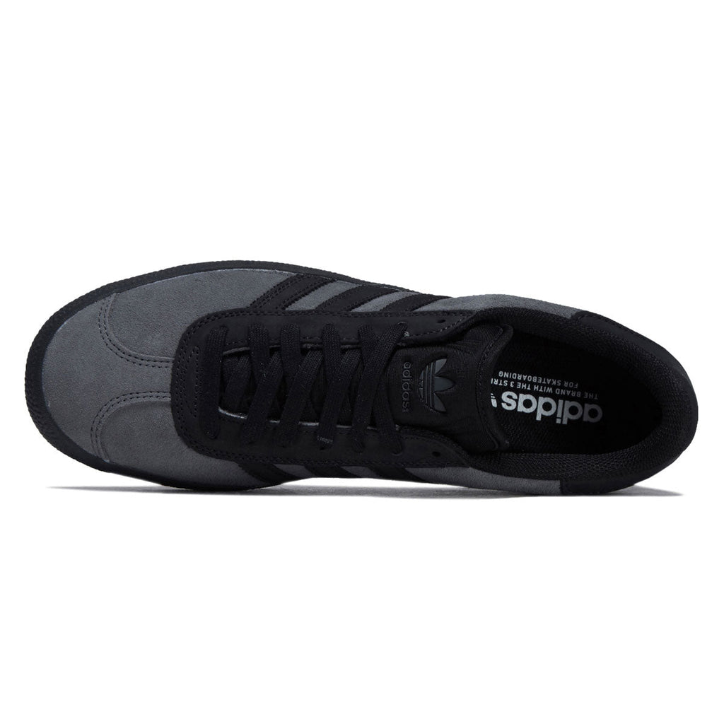 Adidas Gazelle ADV Shoes - Grey/Core Black/Gold Metallic