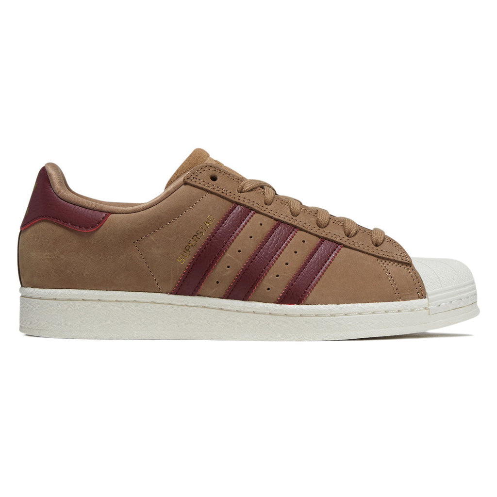 Adidas Superstar ADV Shoes - Cardboard/Shadow Red/Gold Metallic
