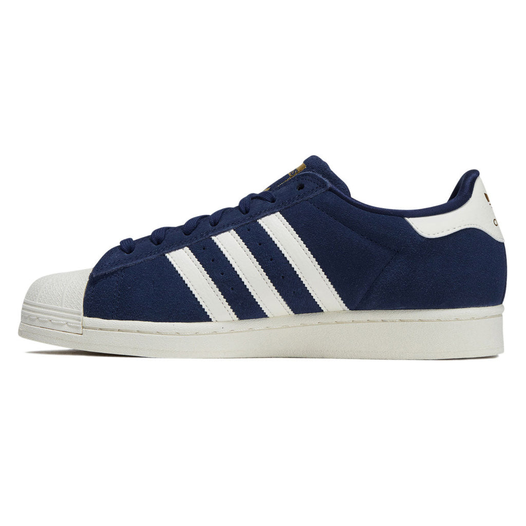 Adidas Superstar ADV Shoes - Dark Blue/Chalk White/Gold Metallic