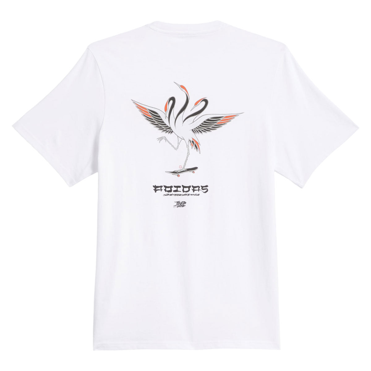 Adidas TOS Crane T-Shirt - White/Black