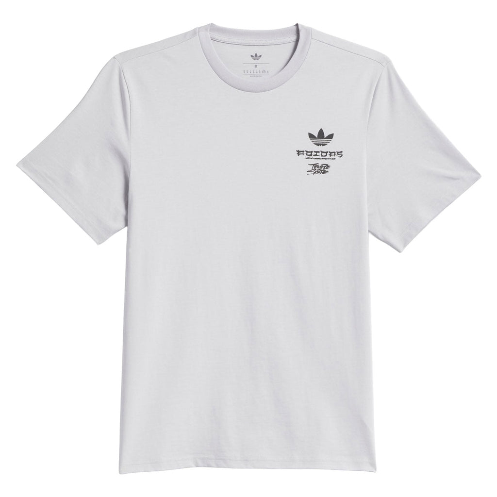 Adidas TOS Crane T-Shirt - Light Solid Grey/Black