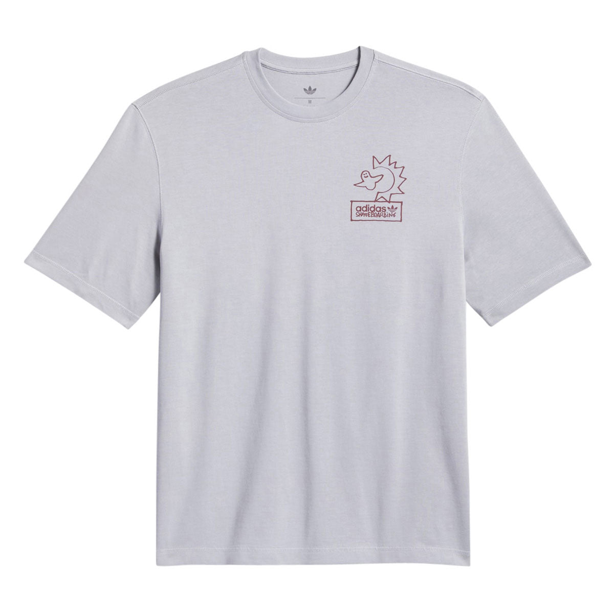 Adidas Gonz Na T-Shirt - Halo Silver/Shadow Red