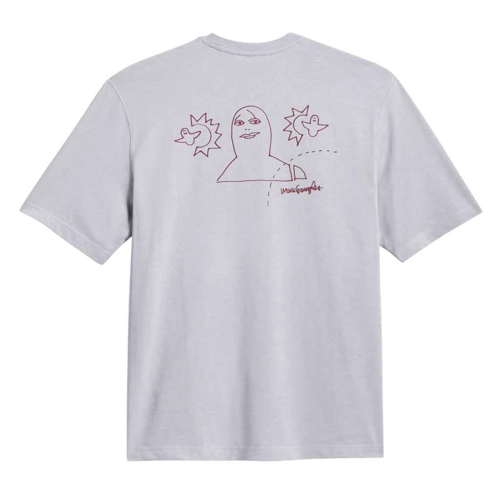Adidas Gonz Na T-Shirt - Halo Silver/Shadow Red