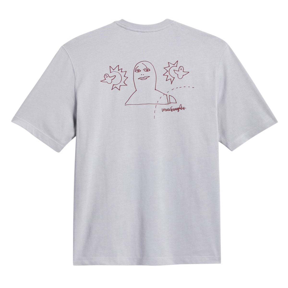 Adidas Gonz Na T-Shirt - Halo Silver/Shadow Red