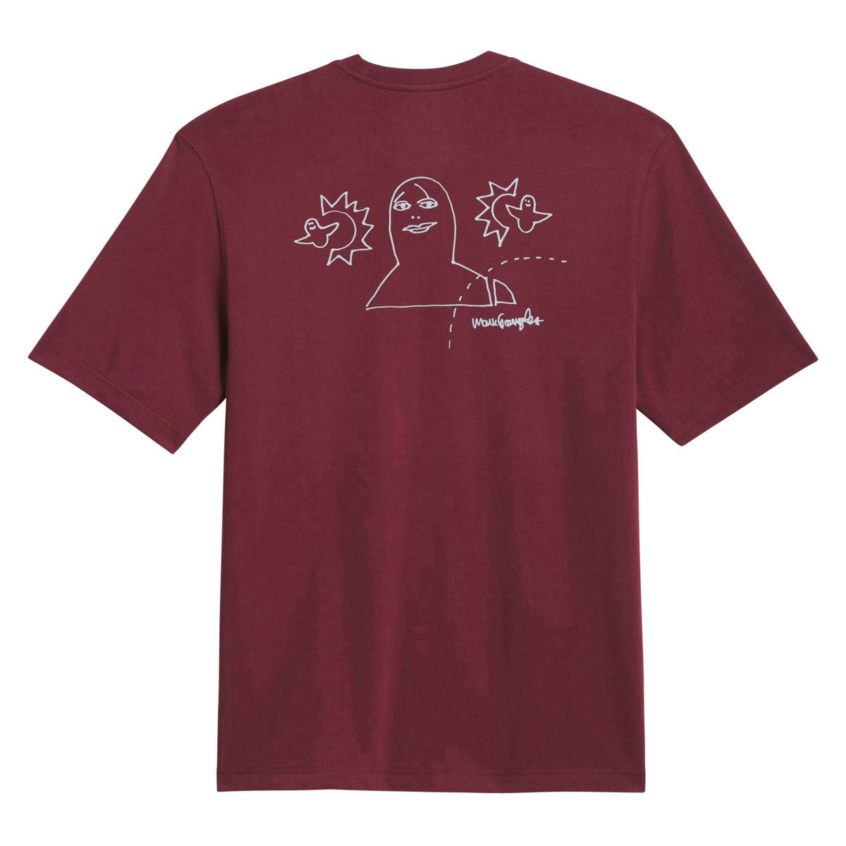 Adidas Gonz Na T-Shirt - Shadow Red/Halo Silver