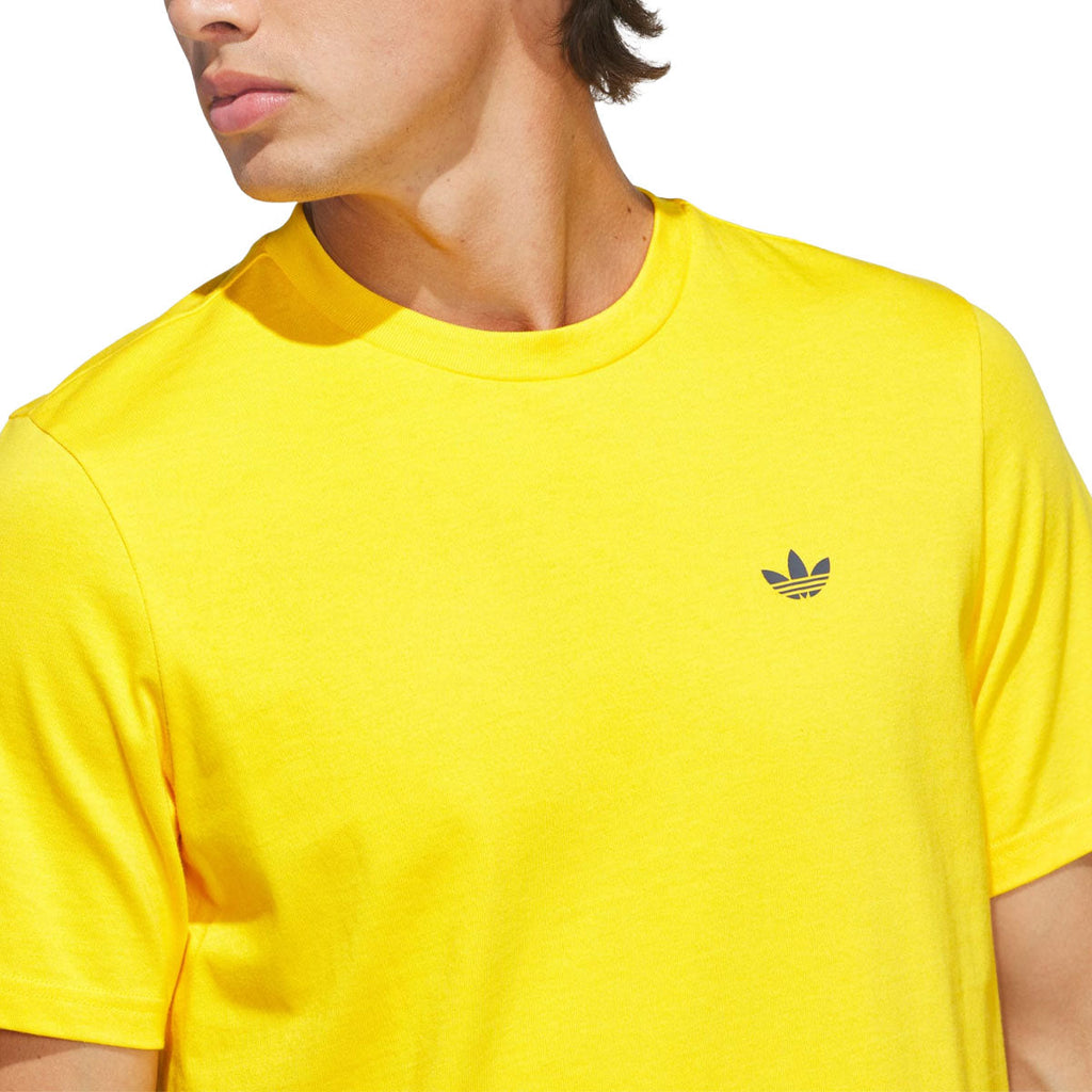 Adidas 4.0 Logo T-Shirt - Crew Yellow/Aurora Ink