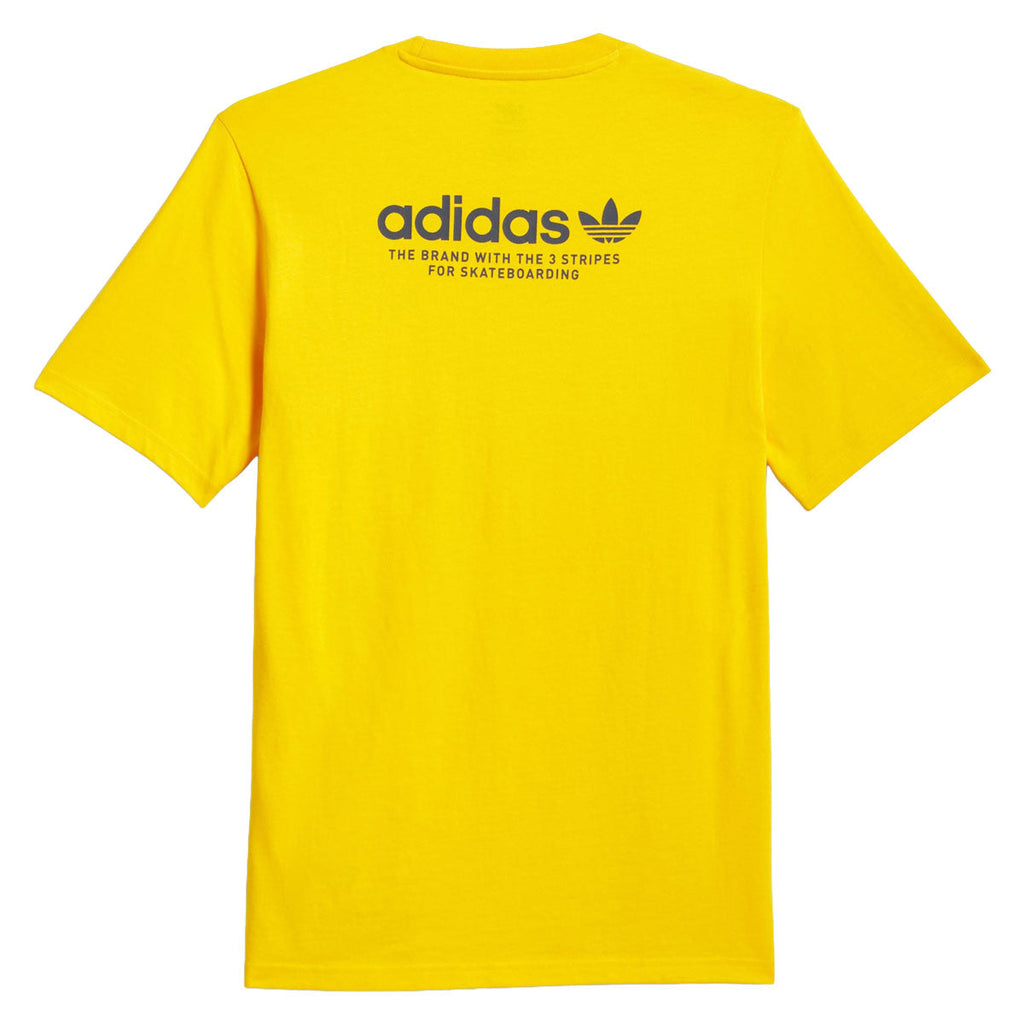 Adidas 4.0 Logo T-Shirt - Crew Yellow/Aurora Ink