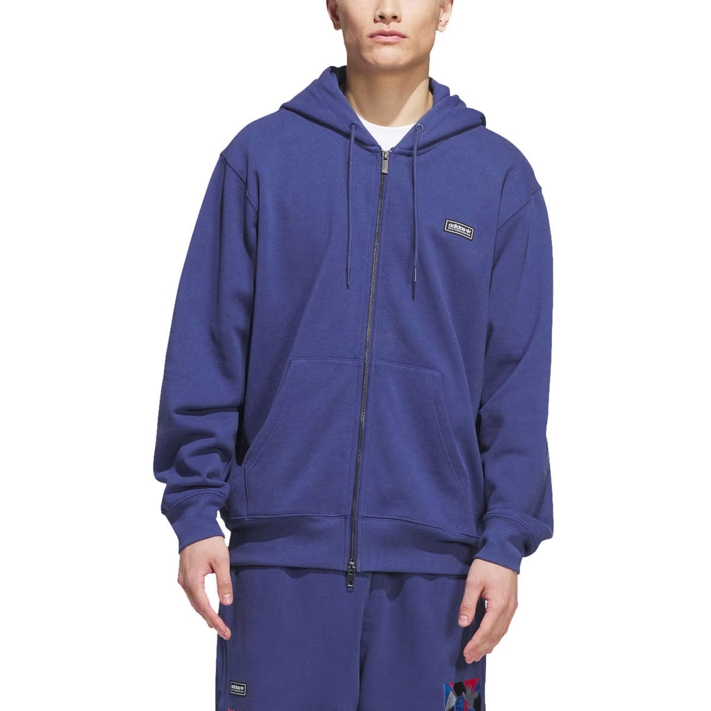 Adidas Gonz Graph Full Zip Hoodie - Muted Purple