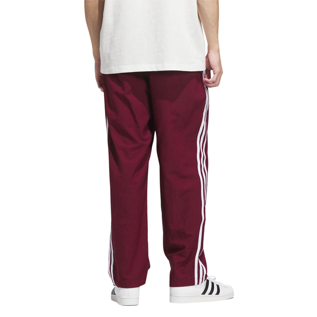 Adidas Superfire Track Pants - Shadow Red/White