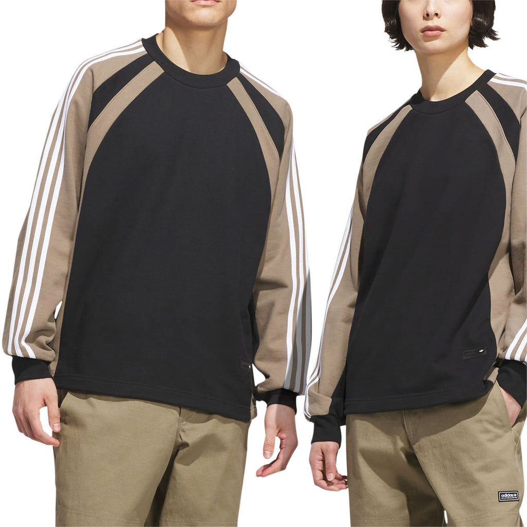 Adidas FS+ Crewneck Sweatshirt - Black/Khaki