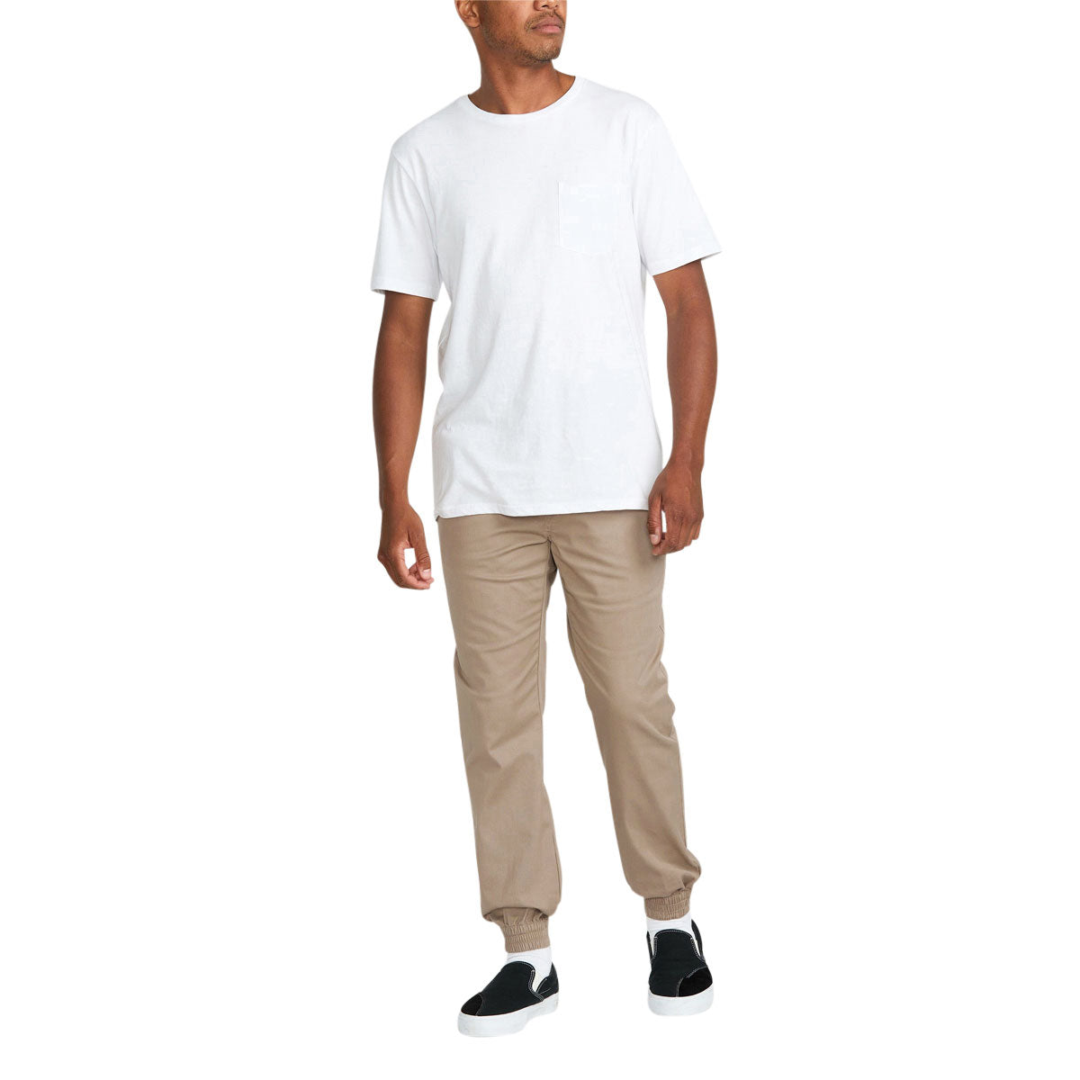 Volcom Frickin Slim Jogger Pants - Khaki 2026