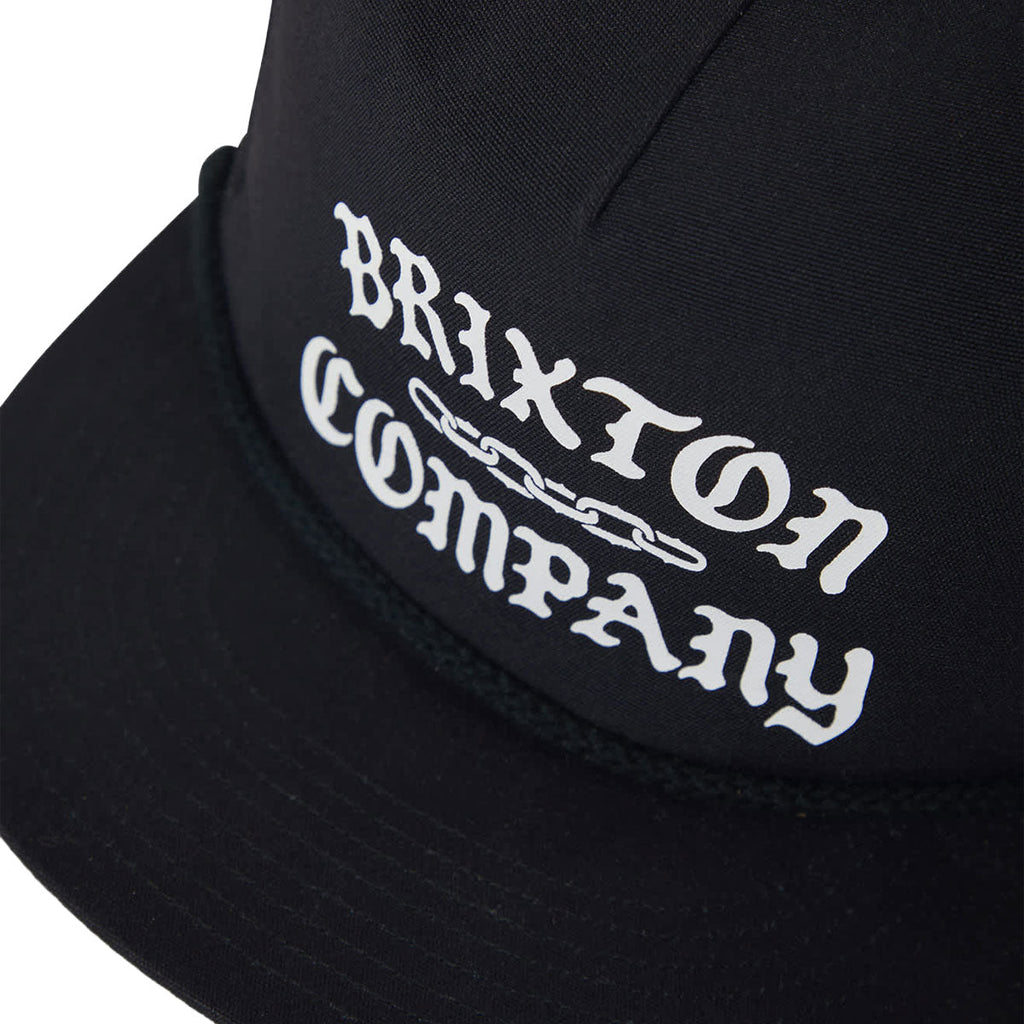 Brixton Chains Netplus HP Trucker Hat - Black/Black