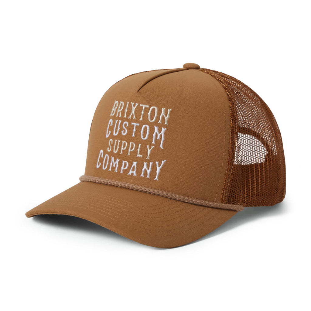 Brixton Wheaton C Netplus MP Trucker Hat - Copper/Copper