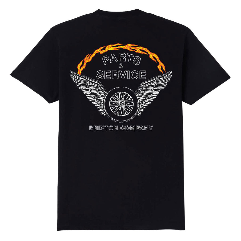 Brixton Leeway T-Shirt - Black Worn Wash