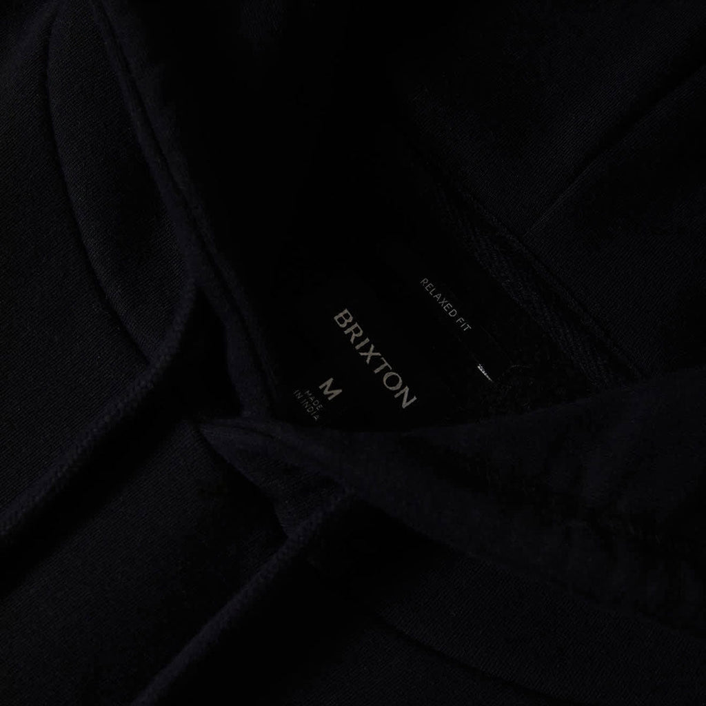 Brixton Smile Always Relaxed Hoodie - Black Worn Wash