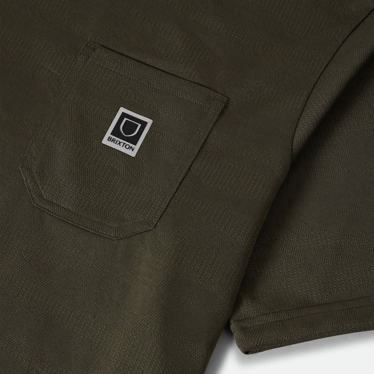 Brixton Journey Pocket T-Shirt - Olive Tiger Camo