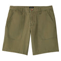 Brixton Surplus Vintage Wash Herringbone Shorts - Washed Olive Green