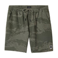 Brixton Journey Active Shorts - Olive Tiger Camo