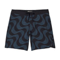 Brixton Blitz 19 Boardshorts - Black/Future Grey Warped Tile