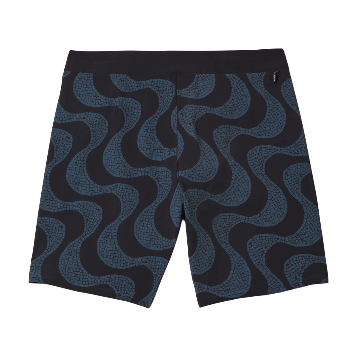 Brixton Blitz 19 Boardshorts - Black/Future Grey Warped Tile