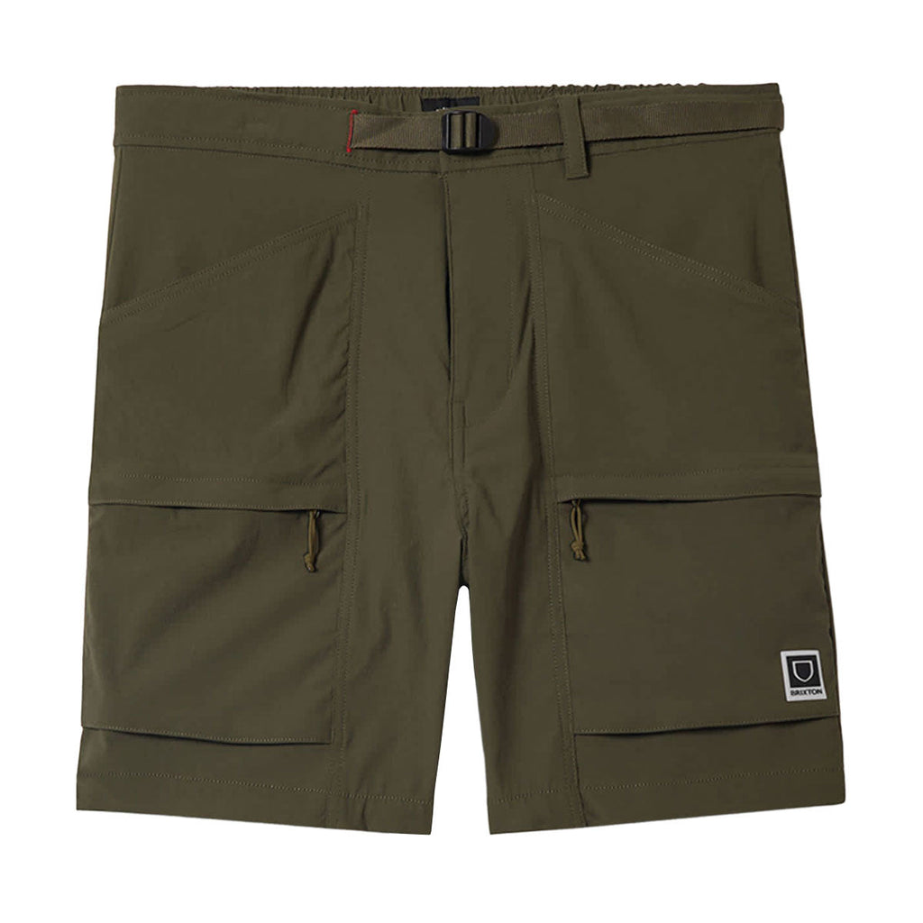 Brixton Journey Utility Shorts - Dark Olive
