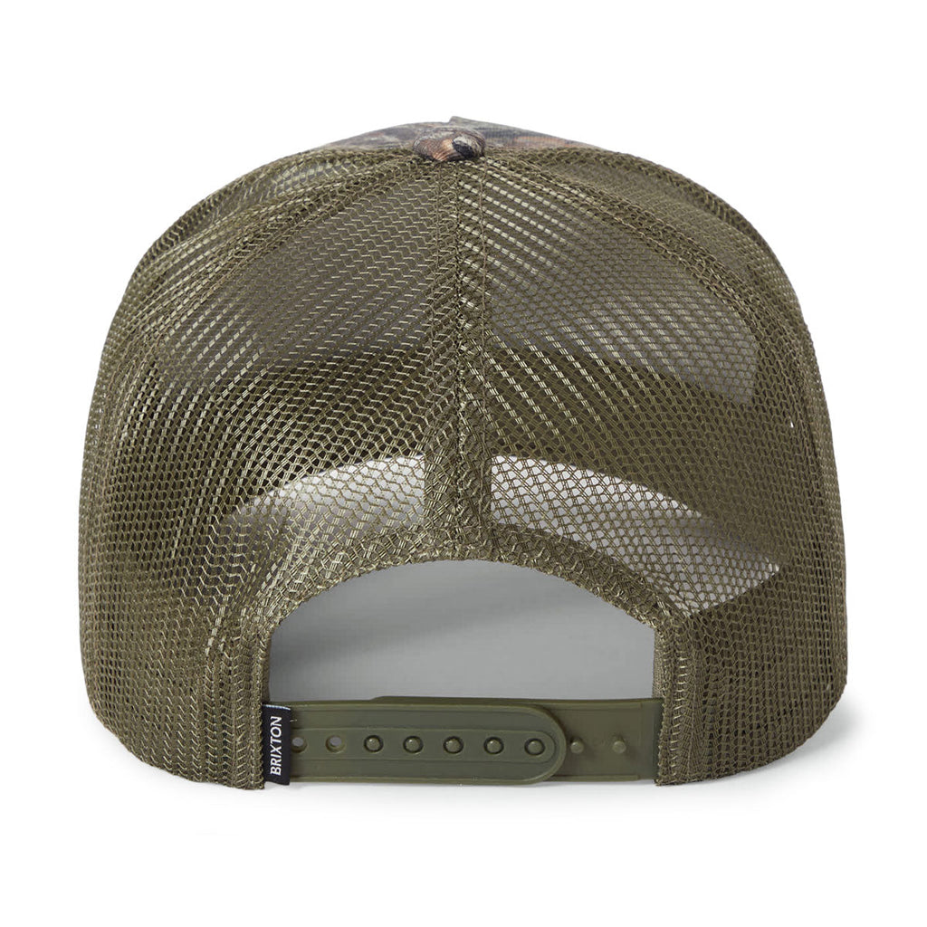 Brixton Hubal C Np Mp Trucker Hat - Tree Camo/Olive
