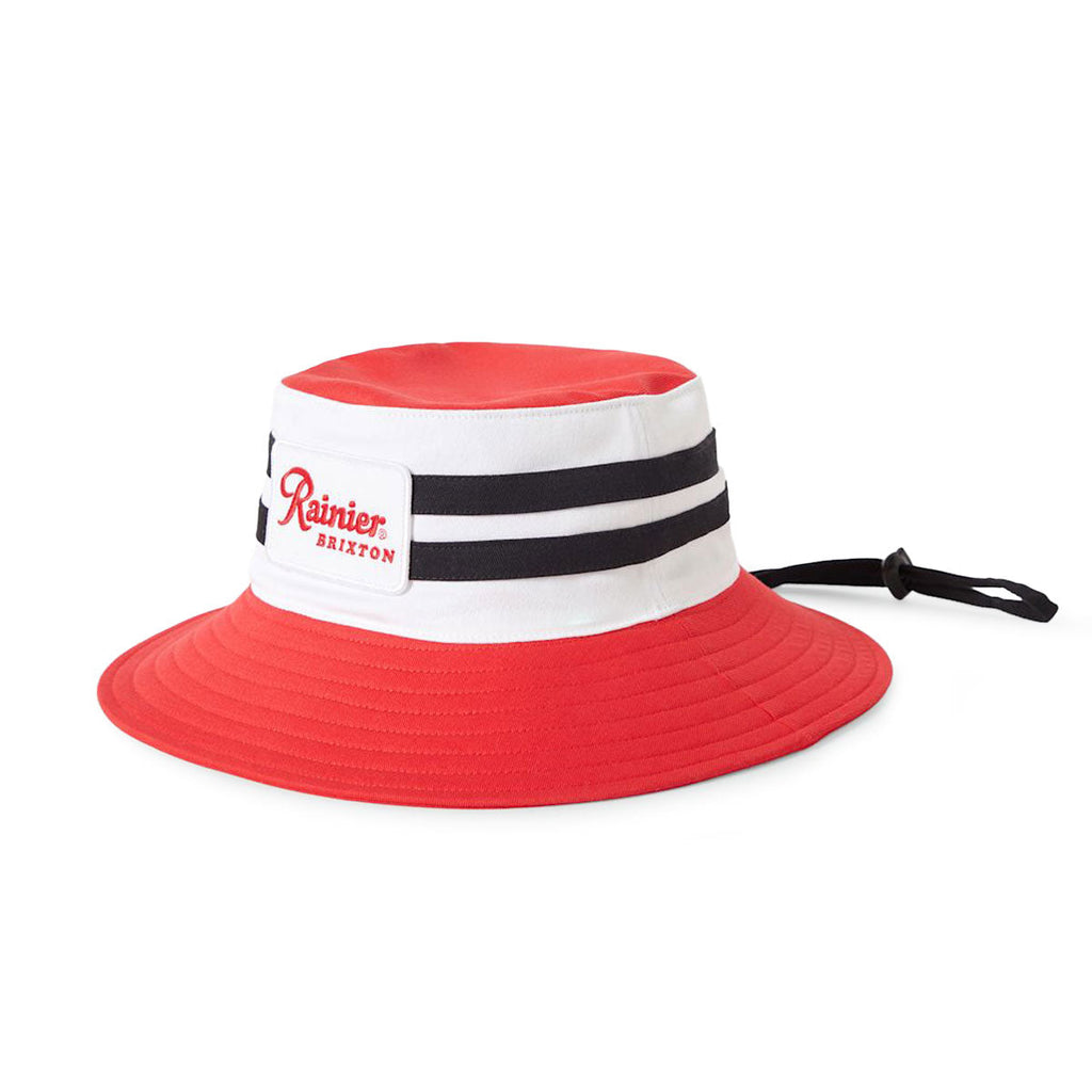 Brixton x Rainier Brixton Boonie Hat - Natural/Red