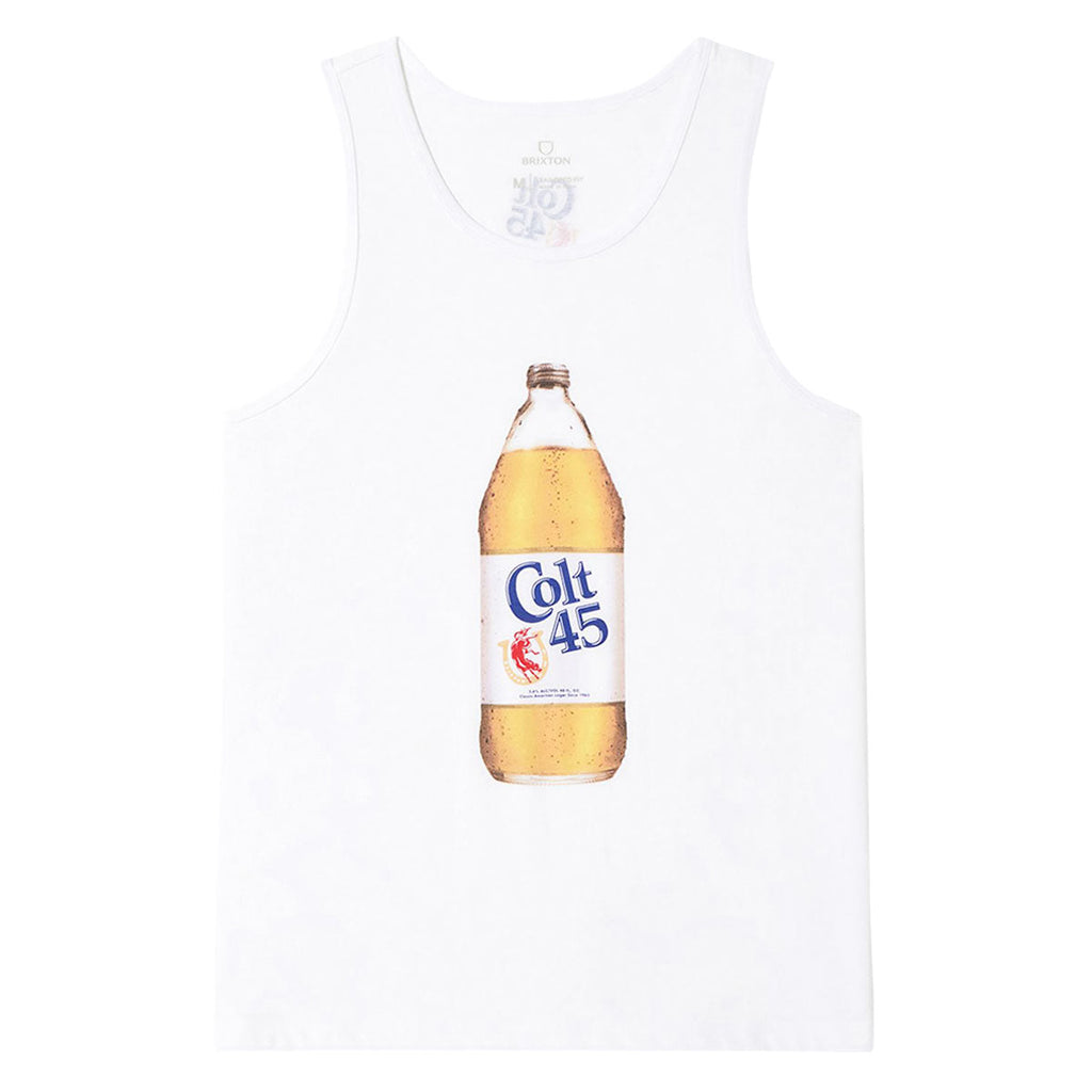 Brixton x Colt 45 Oz Tank Top - White