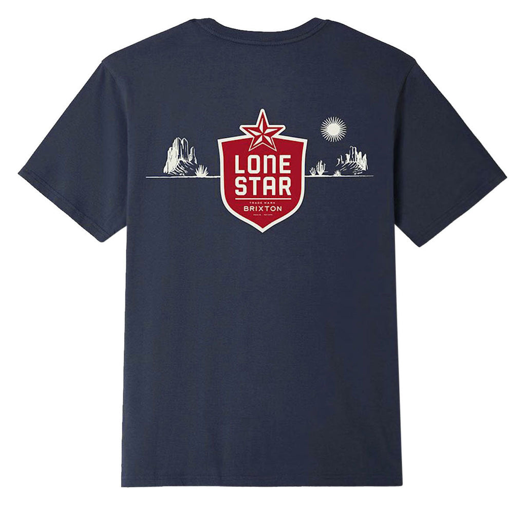 Brixton x Lone Star Desertscape T-Shirt - Navy