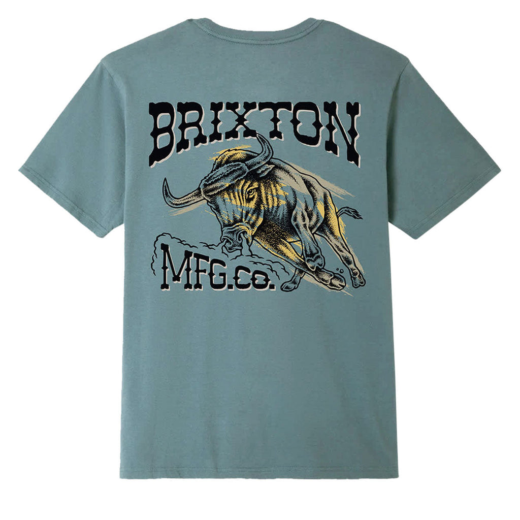 Brixton Barquero T-Shirt - Ocean Breeze